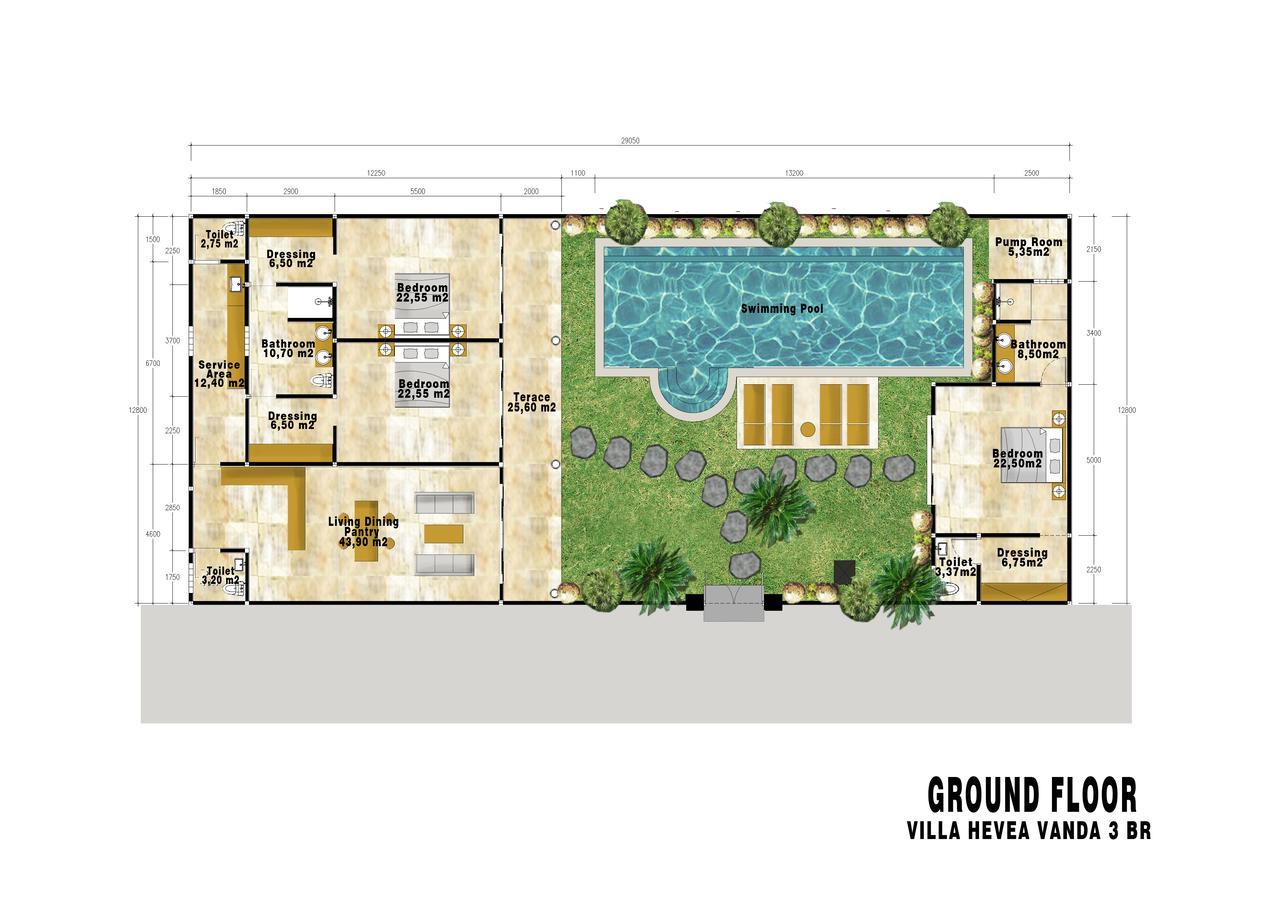 Hevea Villas Seminyak Eksteriør billede