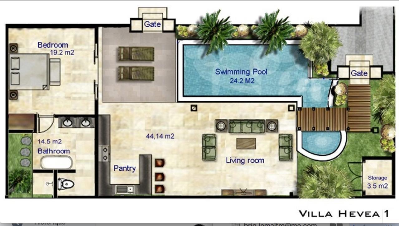 Hevea Villas Seminyak Eksteriør billede