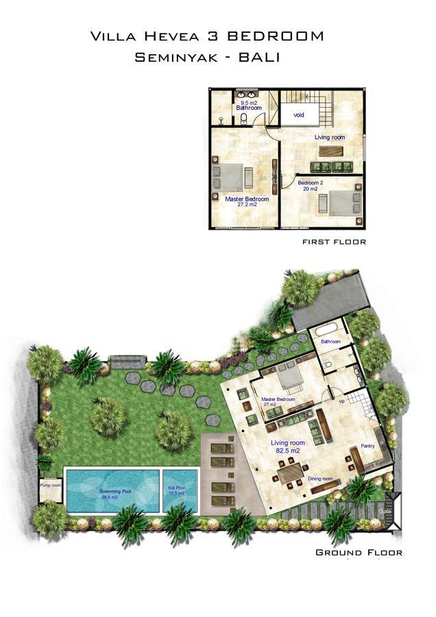 Hevea Villas Seminyak Eksteriør billede